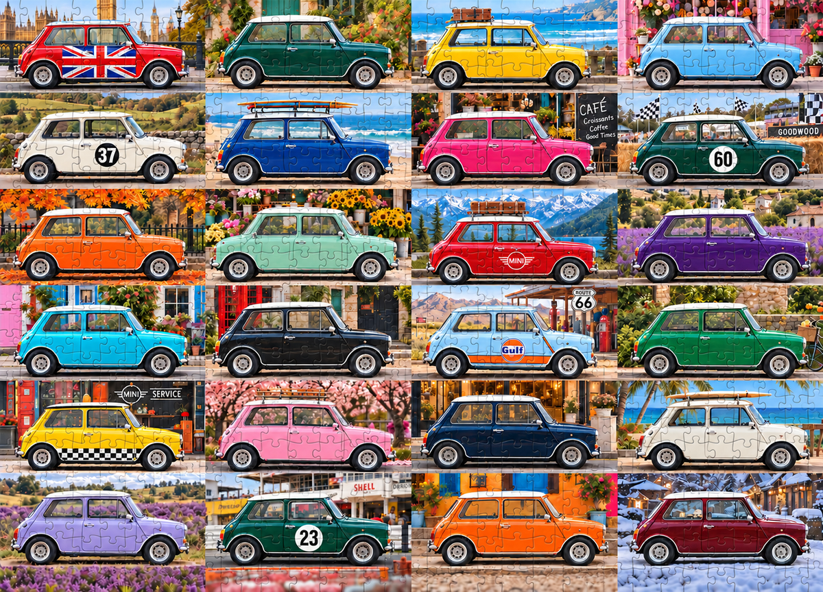 Classic Car Series Collector's Edition 1000-piece Puzzle