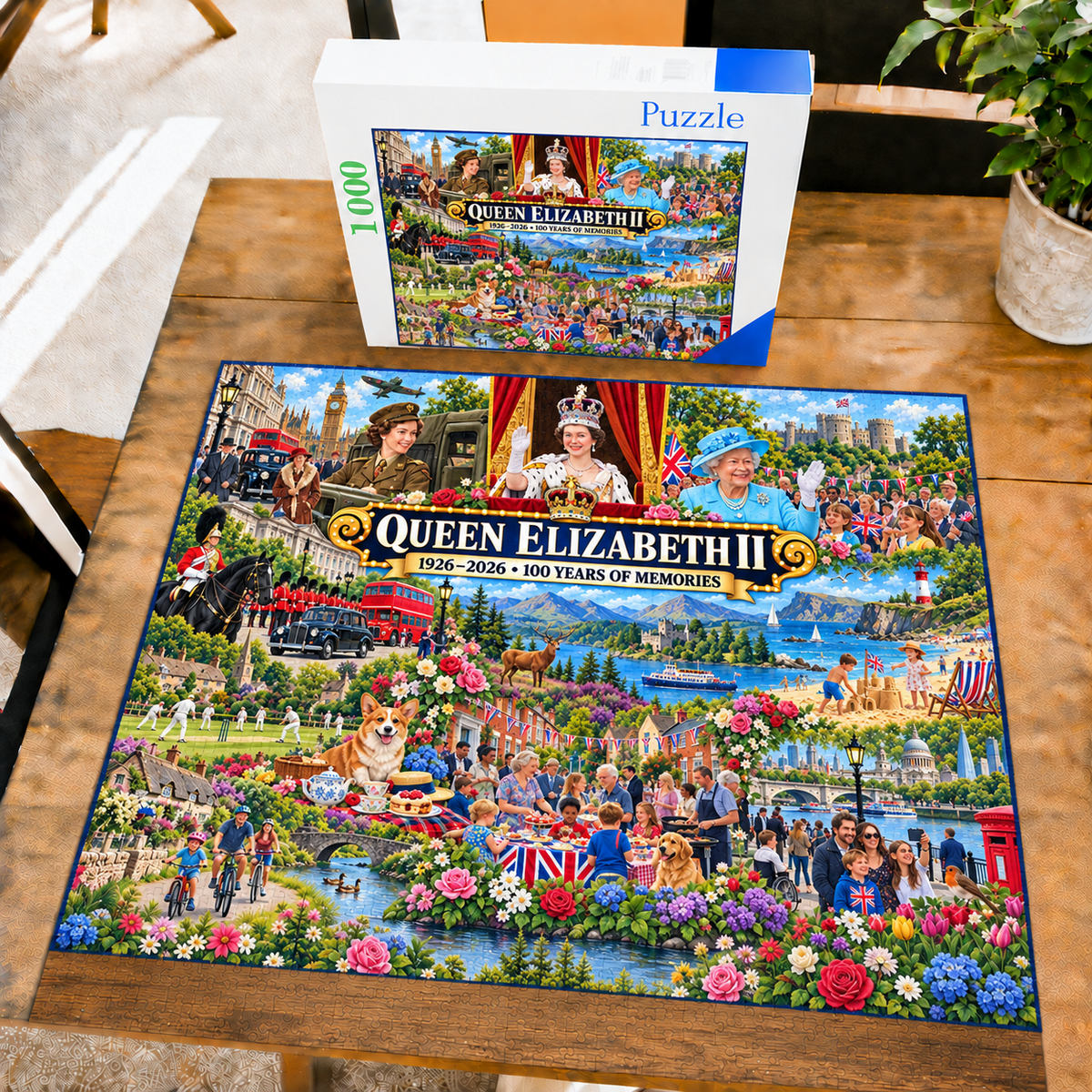 Queen Elizabeth II: 100 Years of Memories Puzzle