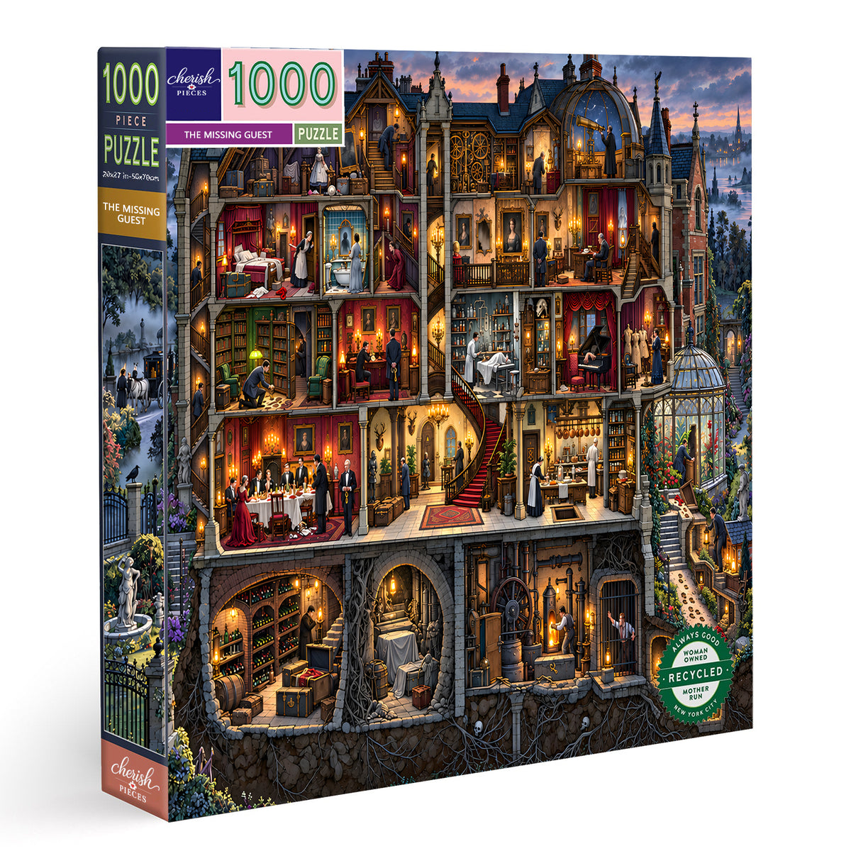 The Missing Guest – 1000-Piece Haunted Manor Jigsaw Puzzle