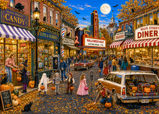 Halloween on Main Street – 1985 Jigsaw Puzzle