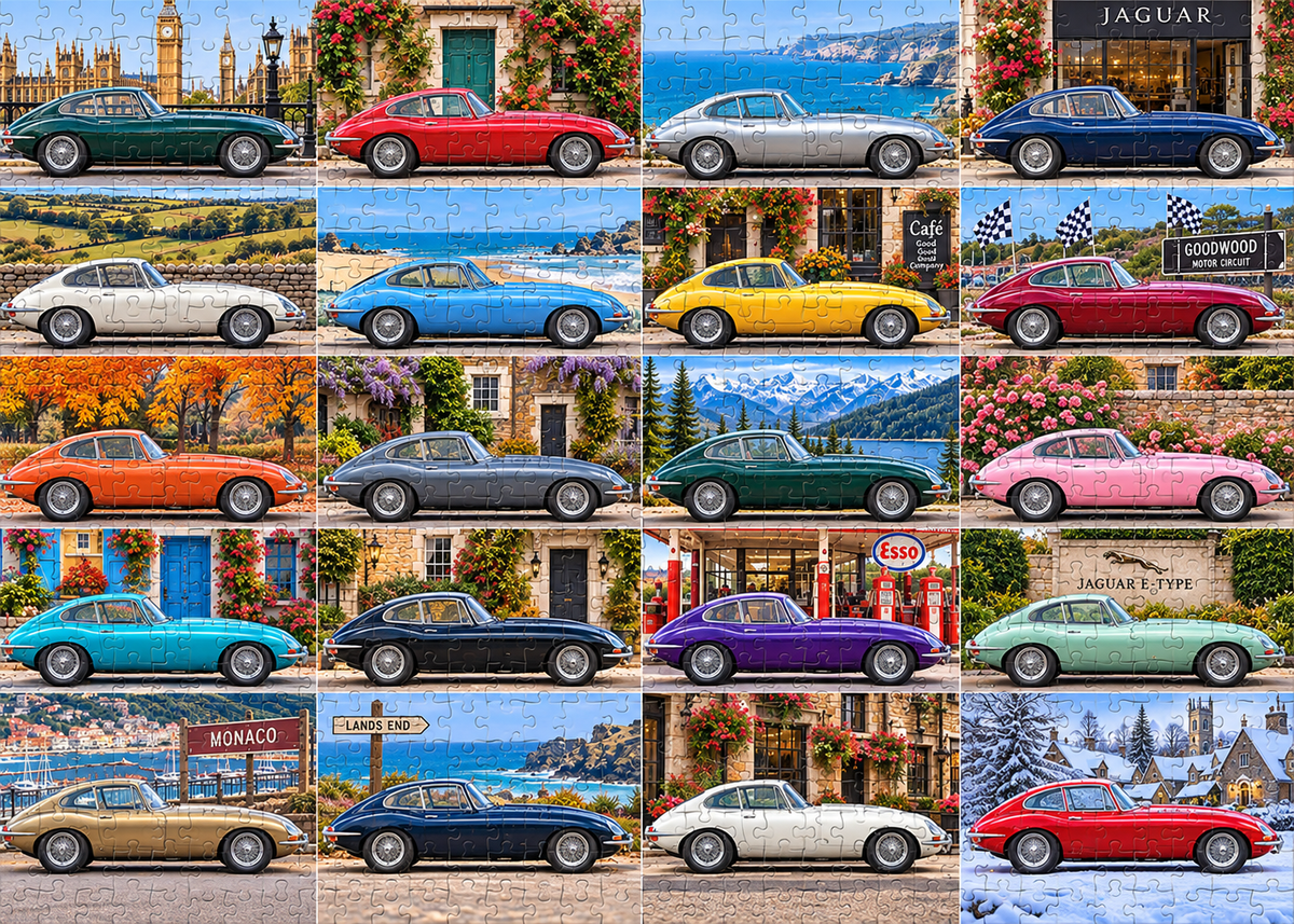 Classic Car Series Collector's Edition 1000-piece Puzzle