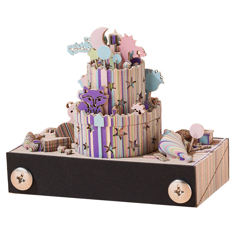2025 Harry Potter Hogwarts Castle Calendar 3D Art Memo Pad Sticky Notes For Christmas Gift
