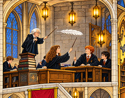 Hogwarts: Magical Moments Within — 1000-Piece Jigsaw Puzzle