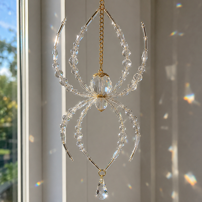 ✨Sparkling handmade spider suncatcher