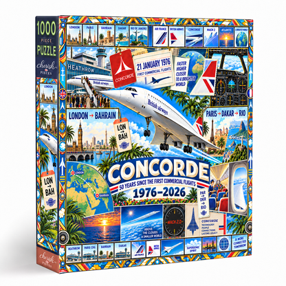 Concorde 1976–2026: 50 Years of Supersonic Flight Puzzle