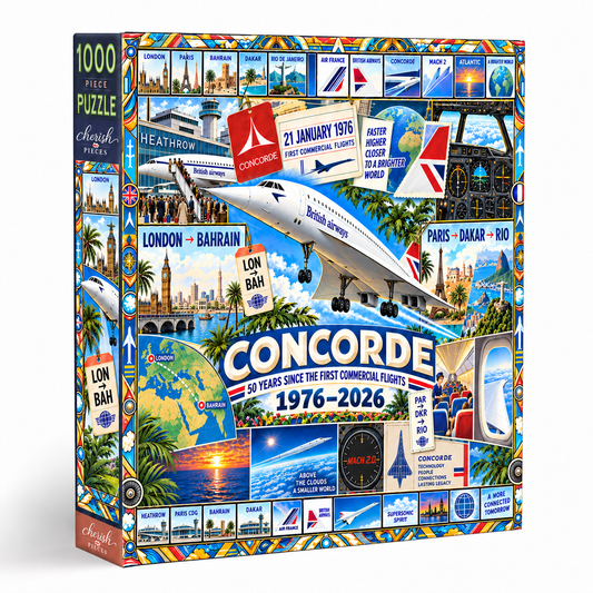 Concorde 1976–2026: 50 Years of Supersonic Flight Puzzle