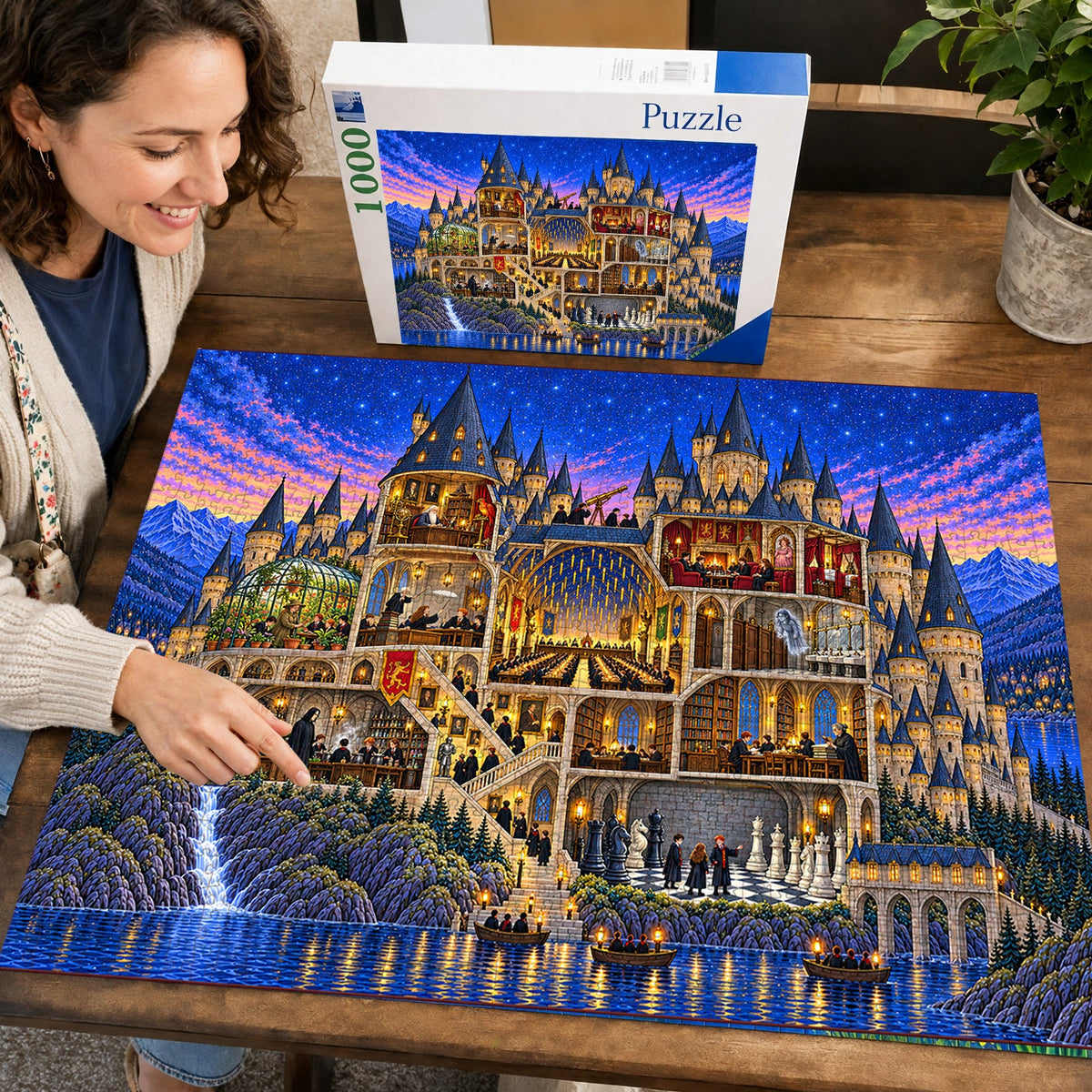 Hogwarts: Magical Moments Within — 1000-Piece Jigsaw Puzzle