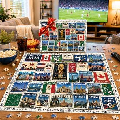 2026 World Cup 48-Team Lineup Collector's Puzzle – 500/1000 Pieces