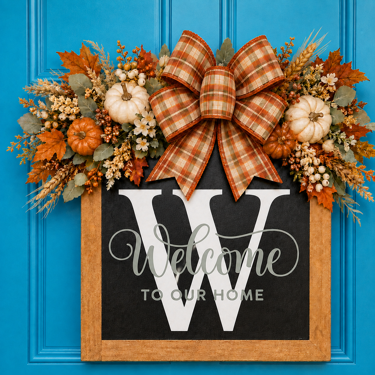 2026 fall - Welcome Front Door Wreath