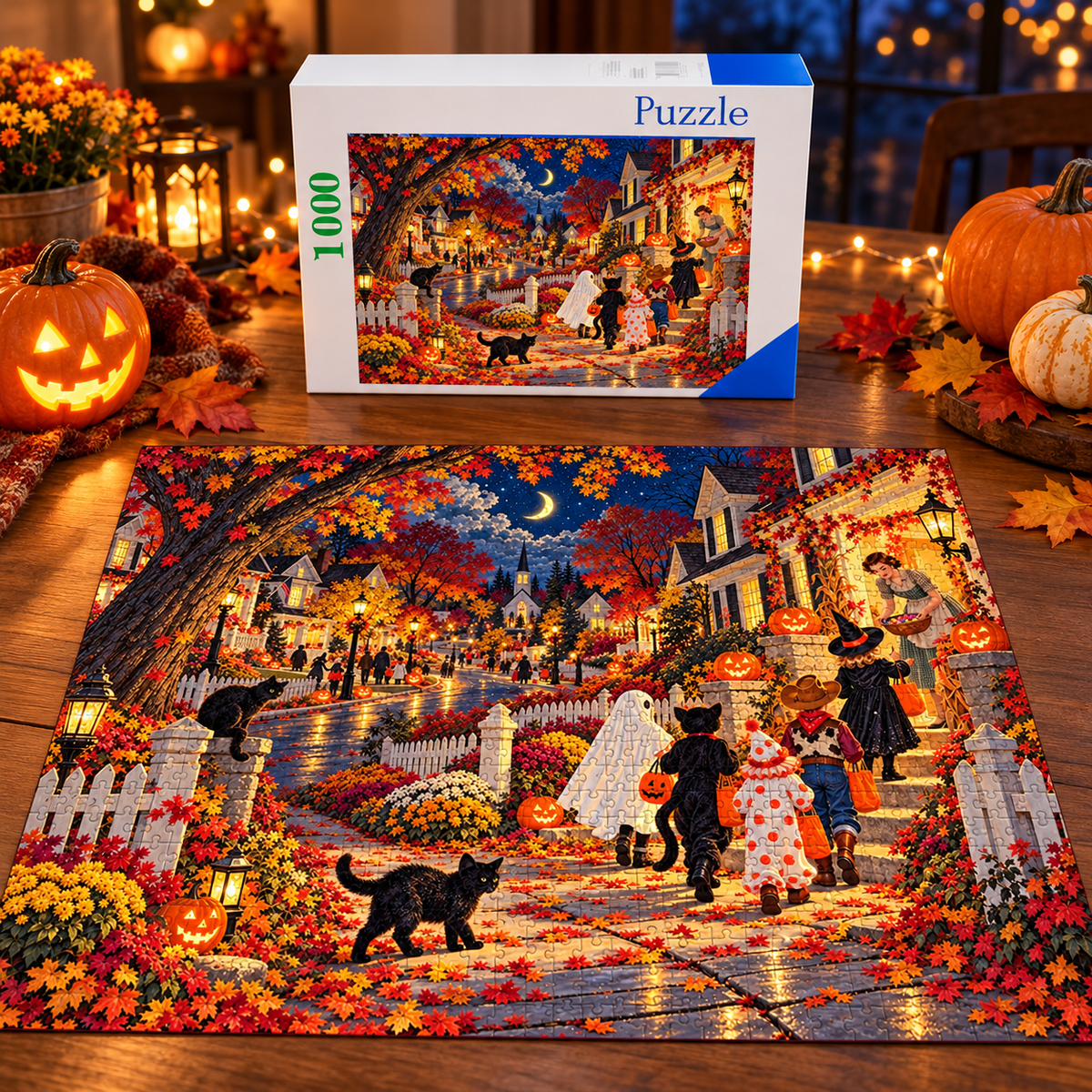 Trick-or-Treat Lane – A Cosy Halloween Jigsaw Puzzle
