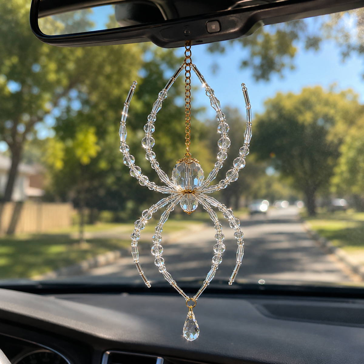 ✨Sparkling handmade spider suncatcher
