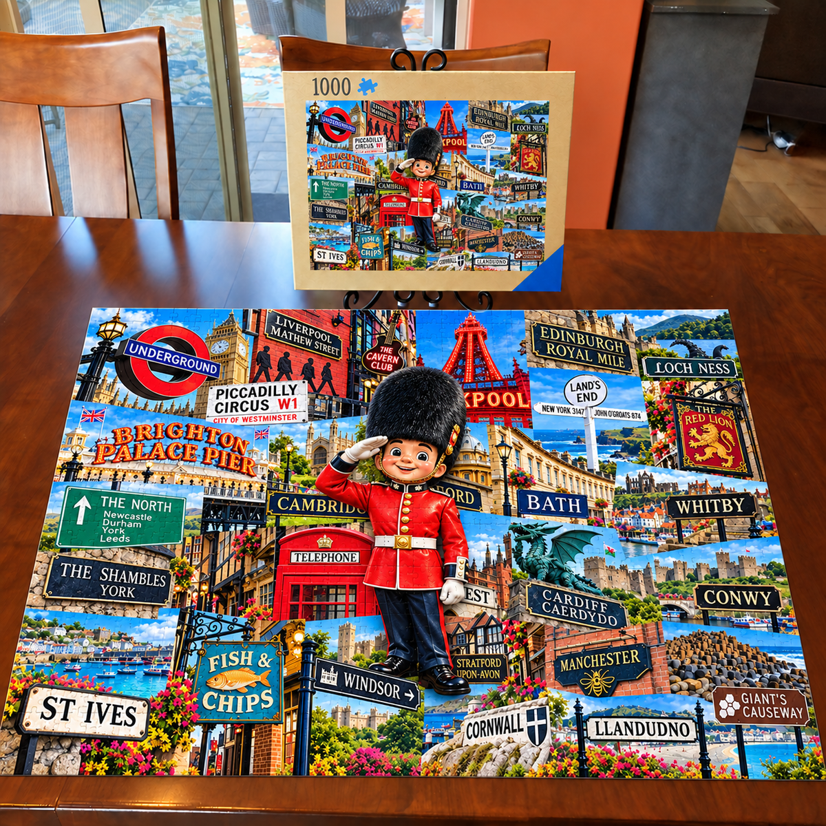 Signs Across Britain — 500/1000-Piece Jigsaw Puzzle