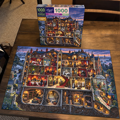 The Missing Guest – 1000-Piece Haunted Manor Jigsaw Puzzle
