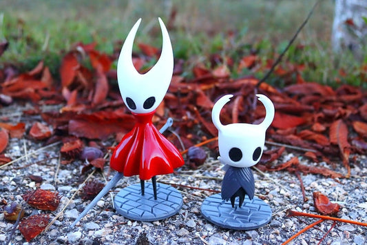 Hollow Knight & Hornet-Inspired 3D Figures, Gamer Gift, Indie Game Room Decor