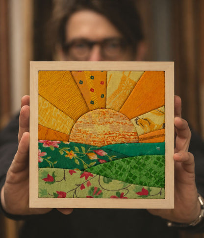 SUN Kinusaiga Kit Stitch-Free Fabric Art 
