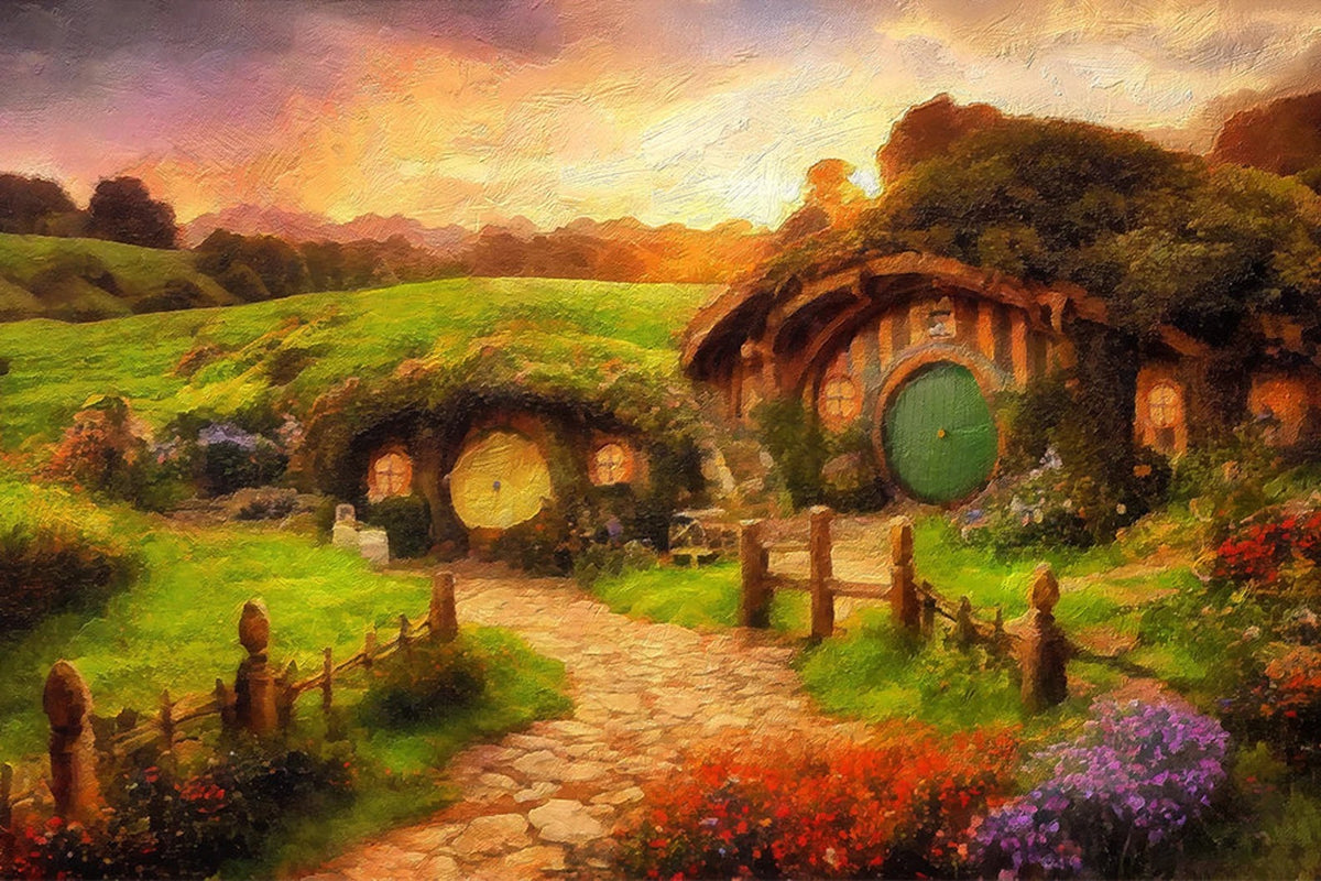 A Way Back to Bag End - 1000-Piece Jigsaw Puzzle