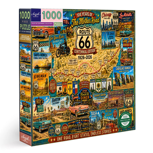 Route 66 Centennial Collector’s Edition Puzzle – 100 Years of the Mother Road (1926–2026)