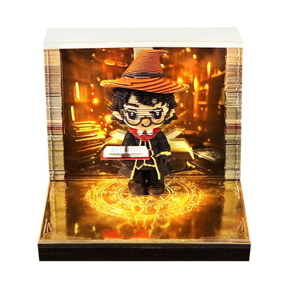 2027 Harry Potter Hogwarts Castle Calendar 3D Art Memo Pad Sticky Notes