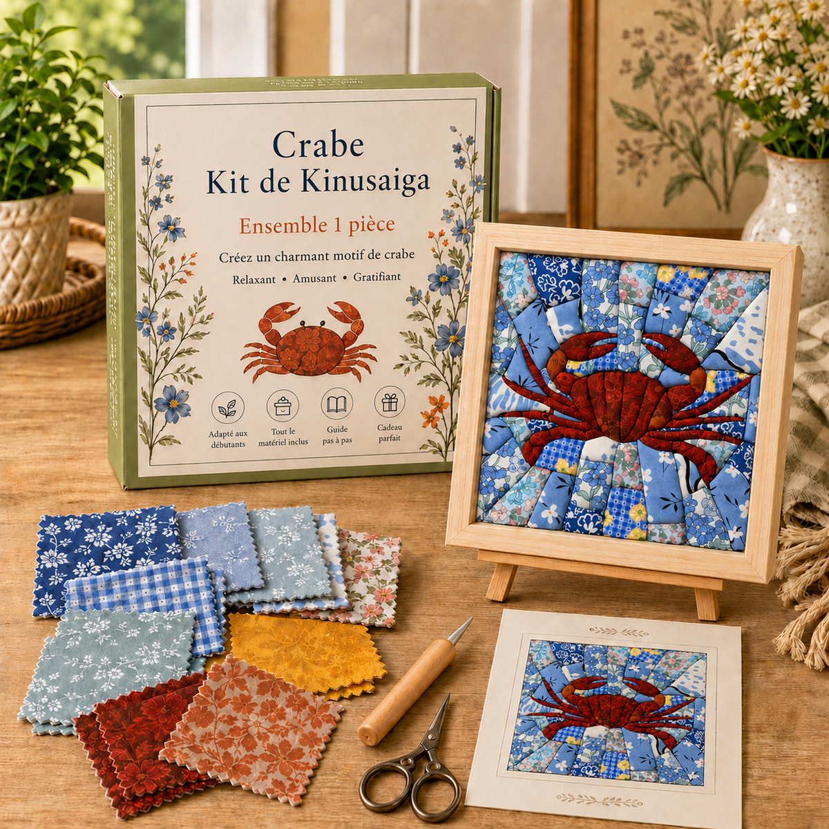 ⚡ Vente flash : -49 % sur le Cardinal rouge – Kit Kinusaiga original