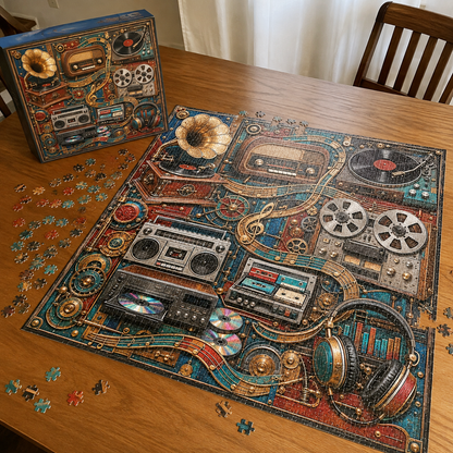 The Soundtrack of Our Lives — Vintage Music Jigsaw Puzzle
